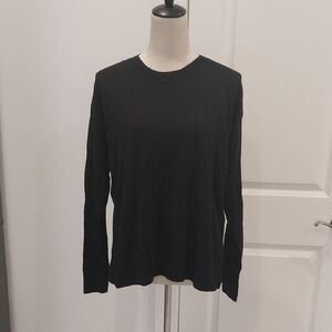 Banana Republic Jet Black Crew Neck Sweater